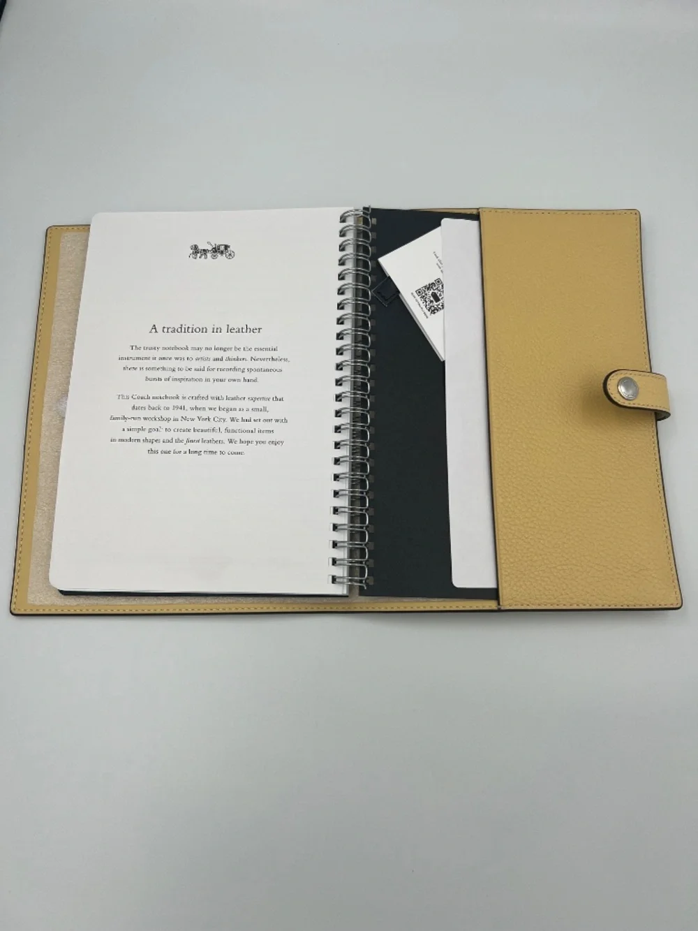 New Coach Notebook With Floral Print